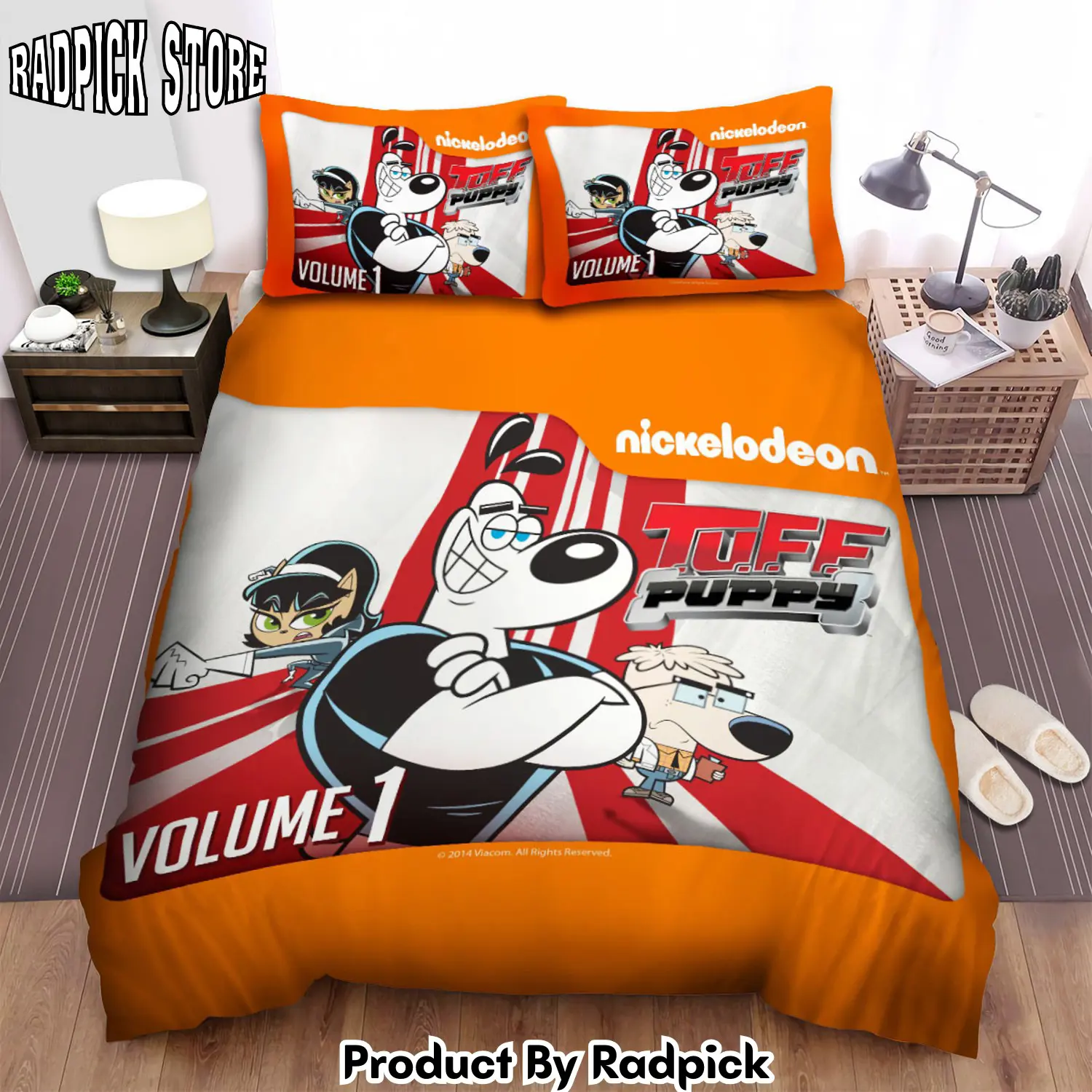 Radpick tuff puppy volume one bed sheet spread duvet cover bedding sets rp327623
